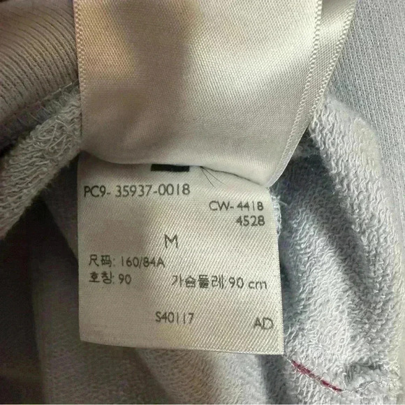 Levi’s Hoodie Light Blue &  Green Size Medium - Picture 6 of 16